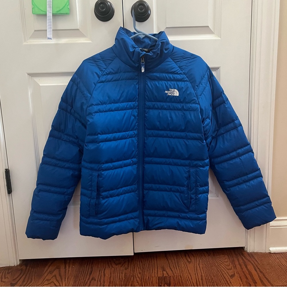 The North Face Kids Blue Puffer Jacket